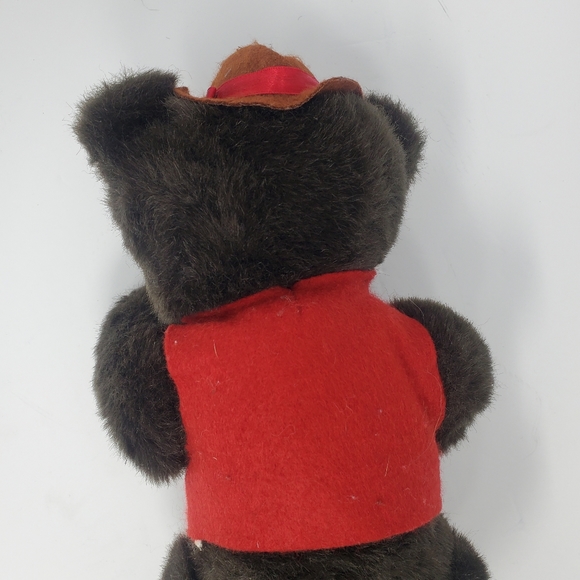 Vintage Brown Jointed arms and legs stuffed bear Kent Collectables - Picture 4 of 7